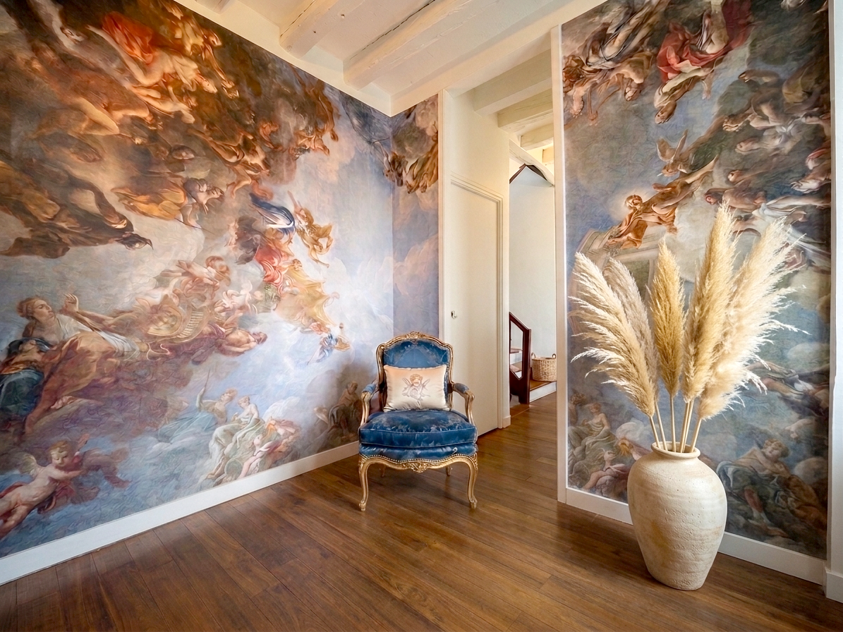Dressing de style Louis XV dans une maison ancienne à Angers