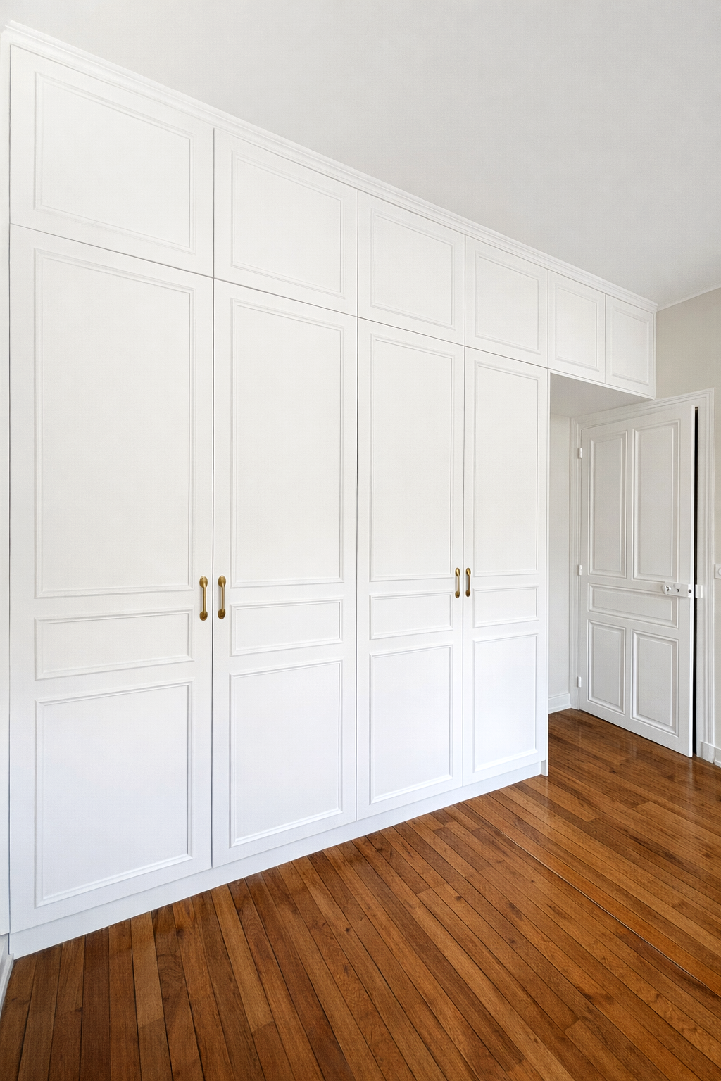Dressing sur mesure dans une chambre haussmannienne à Angers